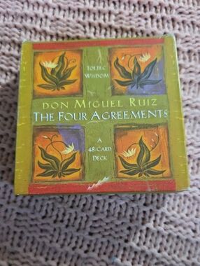 Four Agreements Cards by Miguel Don Ruiz (2001, Cards,Flash Cards)